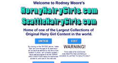 Desktop Screenshot of hornyhairygirls.com